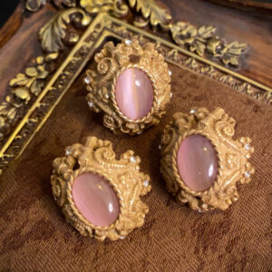 Klir vintage purple cat's eye ring Dream palace