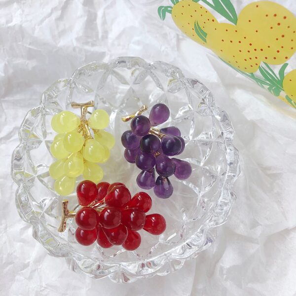 Klir fruit series grape earring summer holiday style jewelry - Image 2