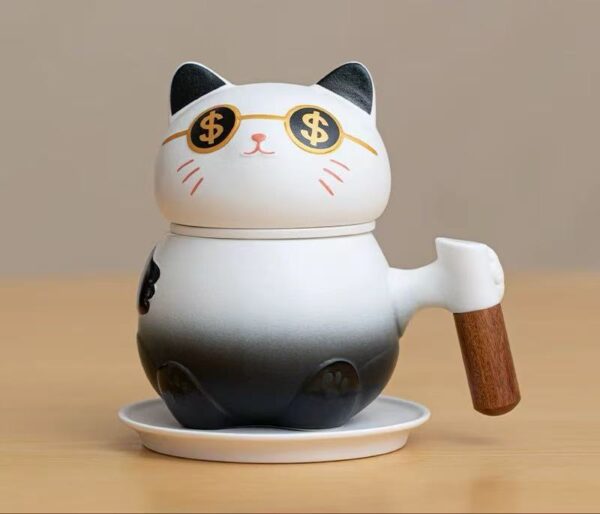 Luckycat OEM rich meaning US dollar coffee cups with gifts packing - Image 2