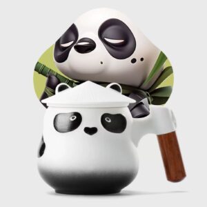 Klir China Unique panda gifts for friends office OEM gifts