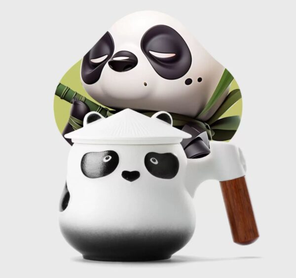 Klir China Unique panda gifts for friends office OEM gifts