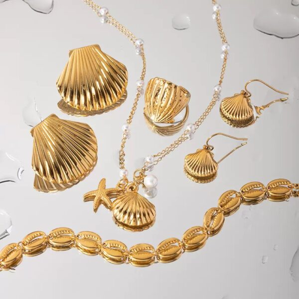Klir seaside shell and star necklace sets - Image 4