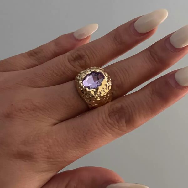 Klir luxe gemstone diamond rings set personality jewelry - Image 6