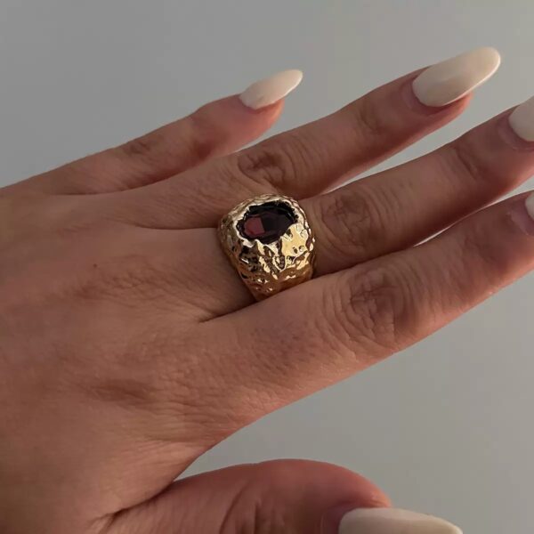 Klir luxe gemstone diamond rings set personality jewelry - Image 8