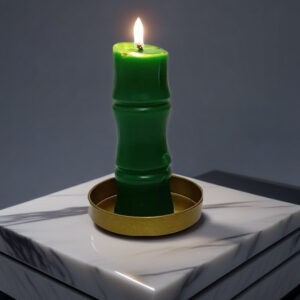 Creative bamboo aromatherapy candle