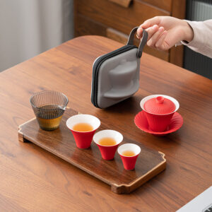 Creative fireworks bloom, tea cups open, and guests receive a complete set of lightweight travel gear