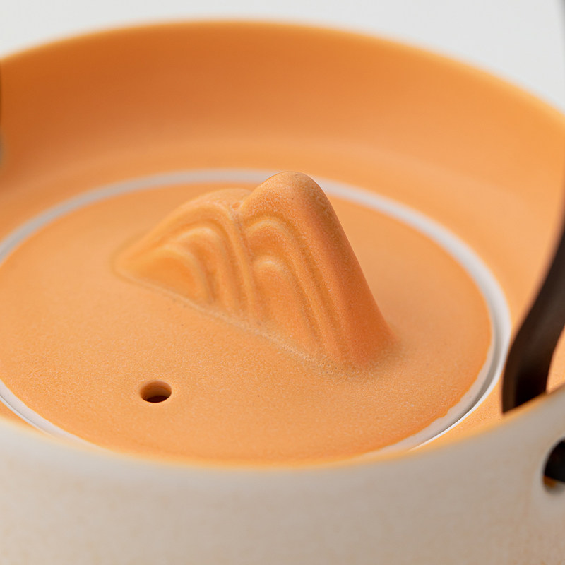 Mountain and Sea Scenery with Tray, Home Hospitality, Tea, Coffee, Pot, Cup Set - Image 3